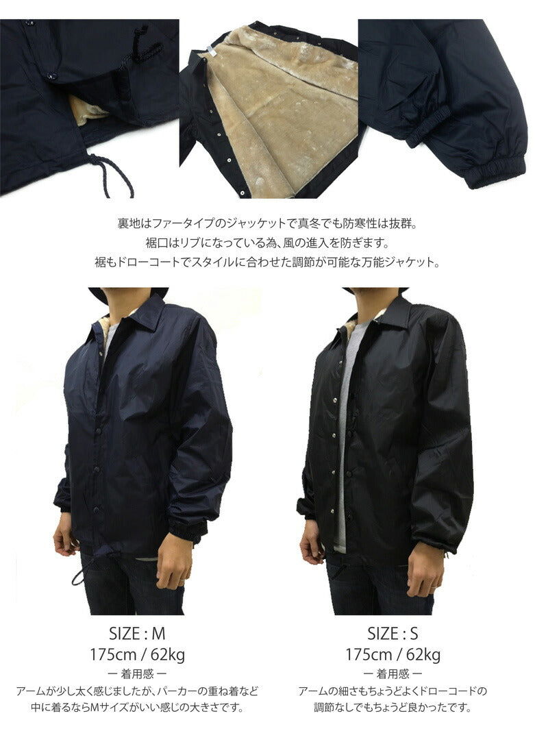 BLACKWATER JKT ブラックウォーター PMC 民間軍事会社 傭兵 職業軍人 紛争 護衛 ボディガード ロゴ 撥水 マーセナリー ナイロン ストリート アウター ジャンパー コーチジャケット 裏ボア ボア ファー コーチjkt