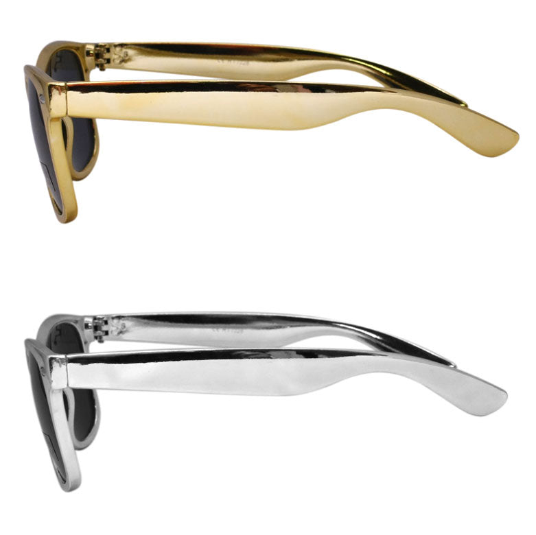 3点購入で送料無料 格安 高品質 サングラス ゴールド シルバー イベント ライブ カラフル 忘年会 ブラック ブルー ピンク イエロー グリーン レッド パープル オレンジ ターコイズ ホワイト グレー 黒 白 青 赤 緑 黄色 紫 灰 ウェリントンフレーム 激安 卸