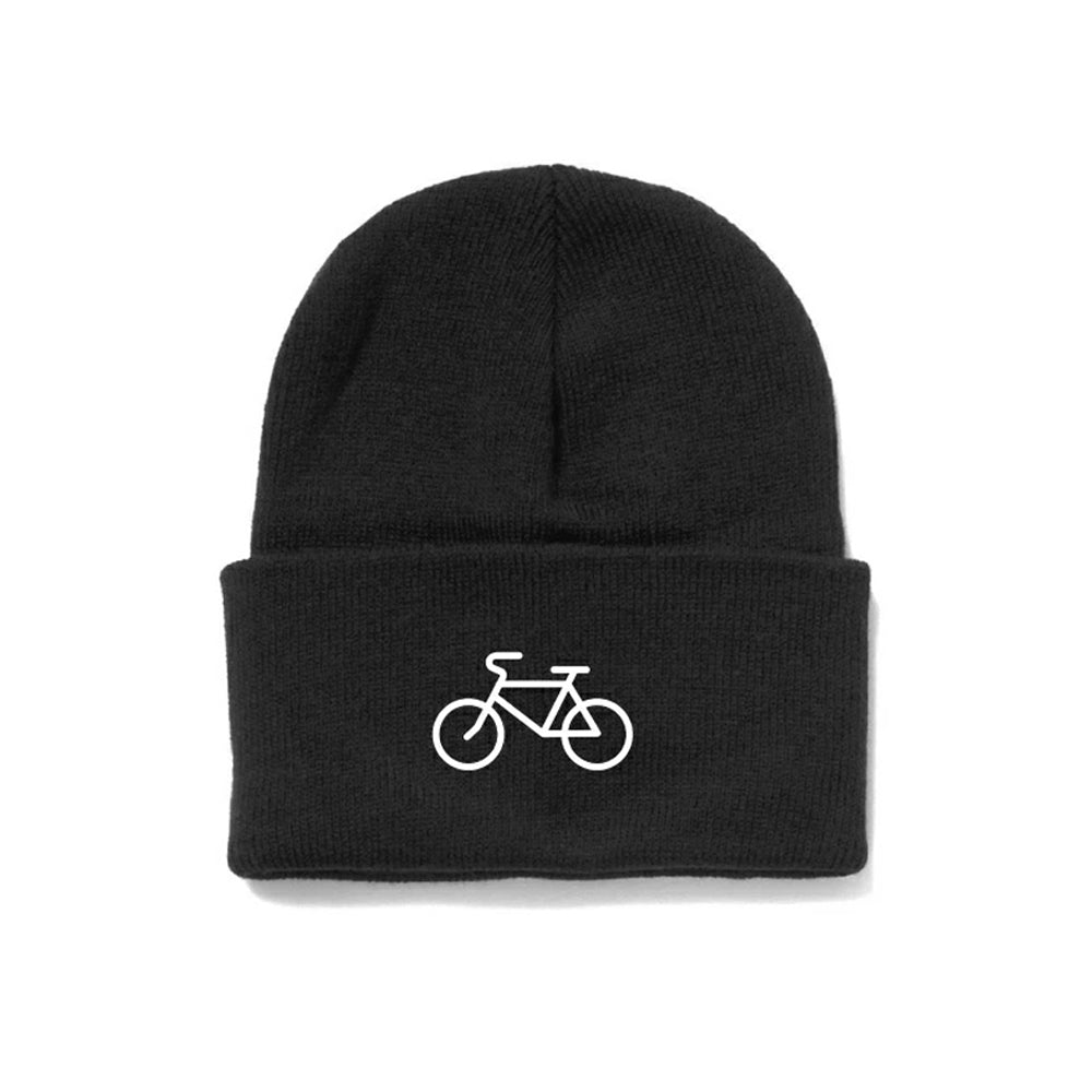 PISTE BIKE Knit Cuff ニット 帽子 キャップ チャリ ピスト ブランド 日本語ラップ 自転車 刺繍 帽子 ユニセックス BEANIE ビーニー メンズ レディース 秋冬