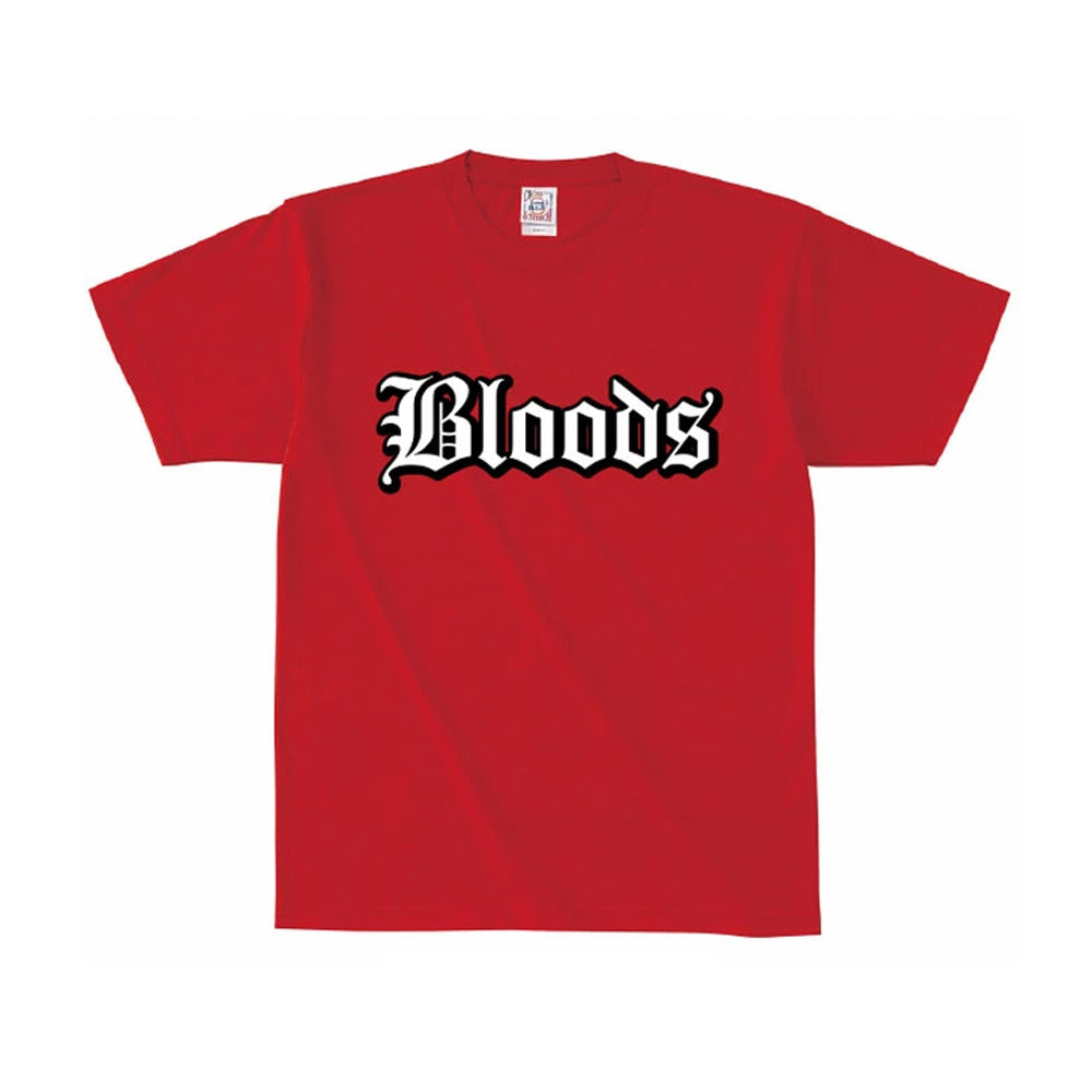 【SALE】Bloods Color Gang Tシャツ 半袖 レディース メンズ ユニセックス ストリート ブランド 定番 人気 カラーギャング ロサンゼルス西海岸 2大黒人ギャング NEW YORK 90年代 90's old school オールドスクール DANCE MUSIC ダンサーペアルック DOPE THUG STREET